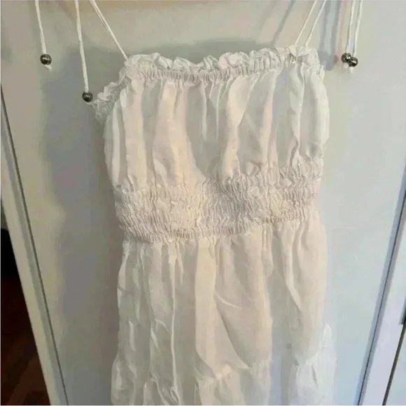 ELAN Smocked Cover-Up Midi Dress - Picture 5 of 7